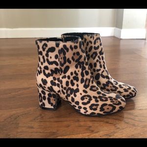 Time and Tru Leopard Booties Size 7 NWOT 🐆